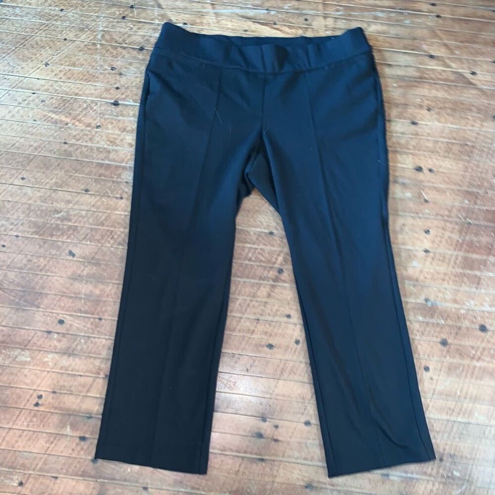 Lane Bryant black comfortable business casual 20 slacks